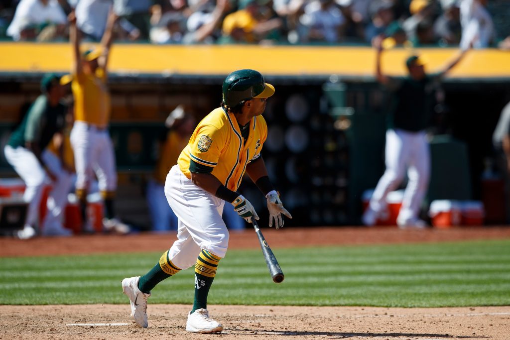 On This Date: Davis' Late Three-Run Home Run Leads A's To Win